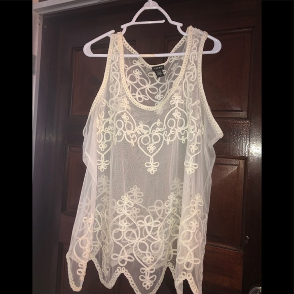 torrid Tops - Lace Cover up blouse